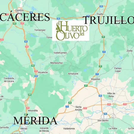 Villa Con Piscina El Huerto Del Olivo, Plasenzuela, Trujillo, Caceres